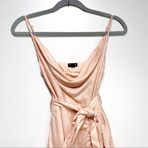 NEW NBD Orchid Mini Dress in Sherbet Orange - Picture 6 of 9